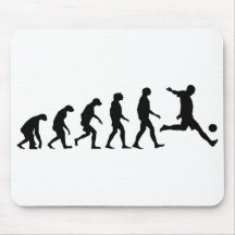 Evolution des Fußballs Mousepads