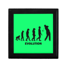 Evolution des Golfs Modeschmuckschachtel