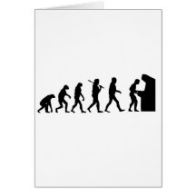 Evolution des Mannes Karten