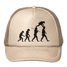 Evolution des Mannes Kultmütze