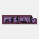 Evolution des Zombies Autosticker