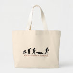 Evolution des Zombies Tragetasche
