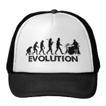 Evolution eines Schlagzeugers Kultmütze