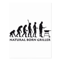 evolution grill postkarten