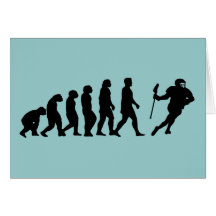 Evolution Grußkarte