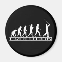 Evolution - Mann - Golf Magnete