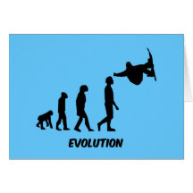 Evolution Skateboarding Grußkarte