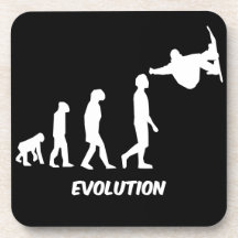 Evolution Snowboarding Drink Untersetzer