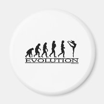Evolution - Tanz Kühlschrankmagnete
