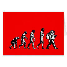 Evolution Traditions-der atheistischen Weihnachtsk Grußkarten