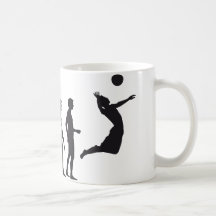 evolution volleyball kaffeetassen