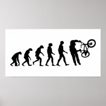 Evolution von BMX Plakatdrucke