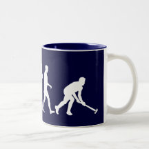 Evolution von Feldhockey - Hockeygeschenke Teetasse