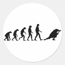 Evolution von Fotografie Aufkleber