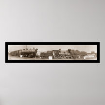 Evolution von Zug-Foto 1913 Poster