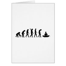 Evolutions-Yoga Grußkarten