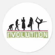 Evolutions-Yoga Stickers