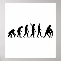 Evolutionstanzenpaare Posterdrucke