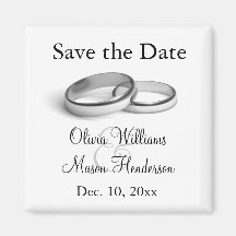 Ewigkeits-Save the Date Magnet Magnete