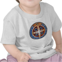 Exorzismus-Medaillen-T-Shirt Baby-St. Benedict