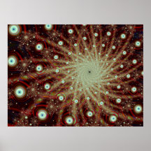 Explosions-abstrakte Kunst Posterdruck