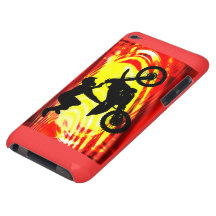 Explosiver Motocross-Sprung iPod Touch Case-Mate Hülle