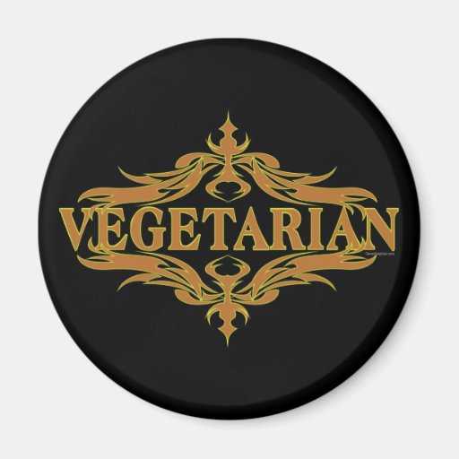 Extravagant in Brown - Vegetarier Magnete