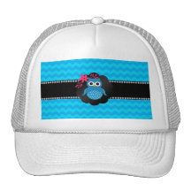 Extravagante Eulenblausparren Baseball Kappe