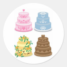 Extravagante Kuchen Sticker