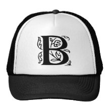 Extravaganter Buchstabe B Baseballmützen
