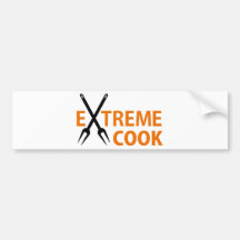 extreme cook auto aufkleber