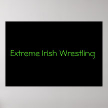 Extremer irischer Wrestling Posterdrucke