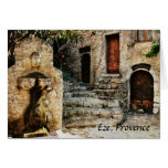 Eze, Provence-Grußkarte