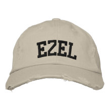 Ezel stickte Hut Besticktes Baseballcap