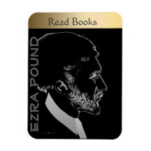 Ezra Pound Recchteckiger Magnet