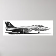 F-14 Tomcat - Plakat