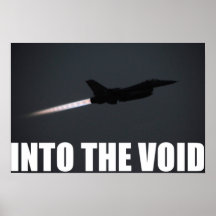 F-16 in die Lücke Plakatdruck