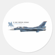 F-2B VIPER NULL RUNDER STICKER