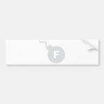 F-Bombe Auto Sticker