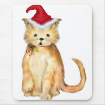 ….Fa-La-La-La-La Kätzchen-Weihnachten Mousepad