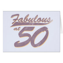 Fabelhaft bei Geburtstag 50 Karte