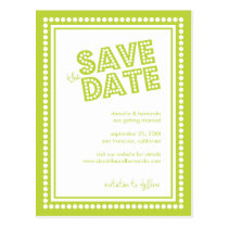 Fabelhafte Festzelt-Save the Date Postkarte postkarten