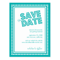 Fabelhafte Festzelt-Save the Date Postkarte postkarten