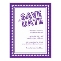 Fabelhafte Festzelt-Save the Date Postkarte postkarten