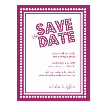 Fabelhafte Festzelt-Save the Date Postkarte postkarten