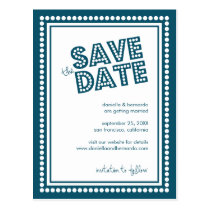 Fabelhafte Festzelt-Save the Date Postkarte postkarten