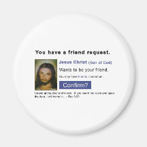 Facebook Jesus Kühlschrankmagnete