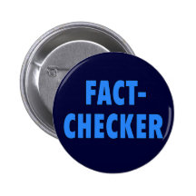 FACT-CHECKER T-Shirt Button