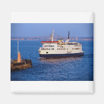 Fähre zwischen Schweden und Dänemark, Helsingborg Kühlschrankmagnete