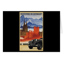 Fahren in Deutschland Grußkarten